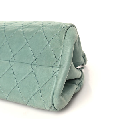 Chanel Iridescent Calfskin Medium Just Mademoiselle Bowler Green 9 of 9
