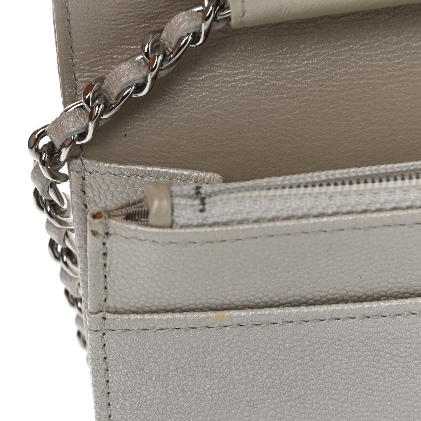 Caviar Sevruga Wallet on Chain WOC Silver