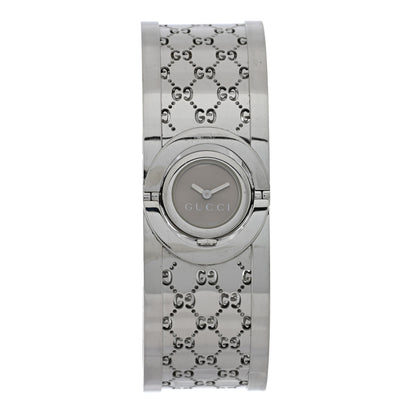 Gucci Stainless Steel 23mm Twirl Quartz Watch Brown 1 of 5