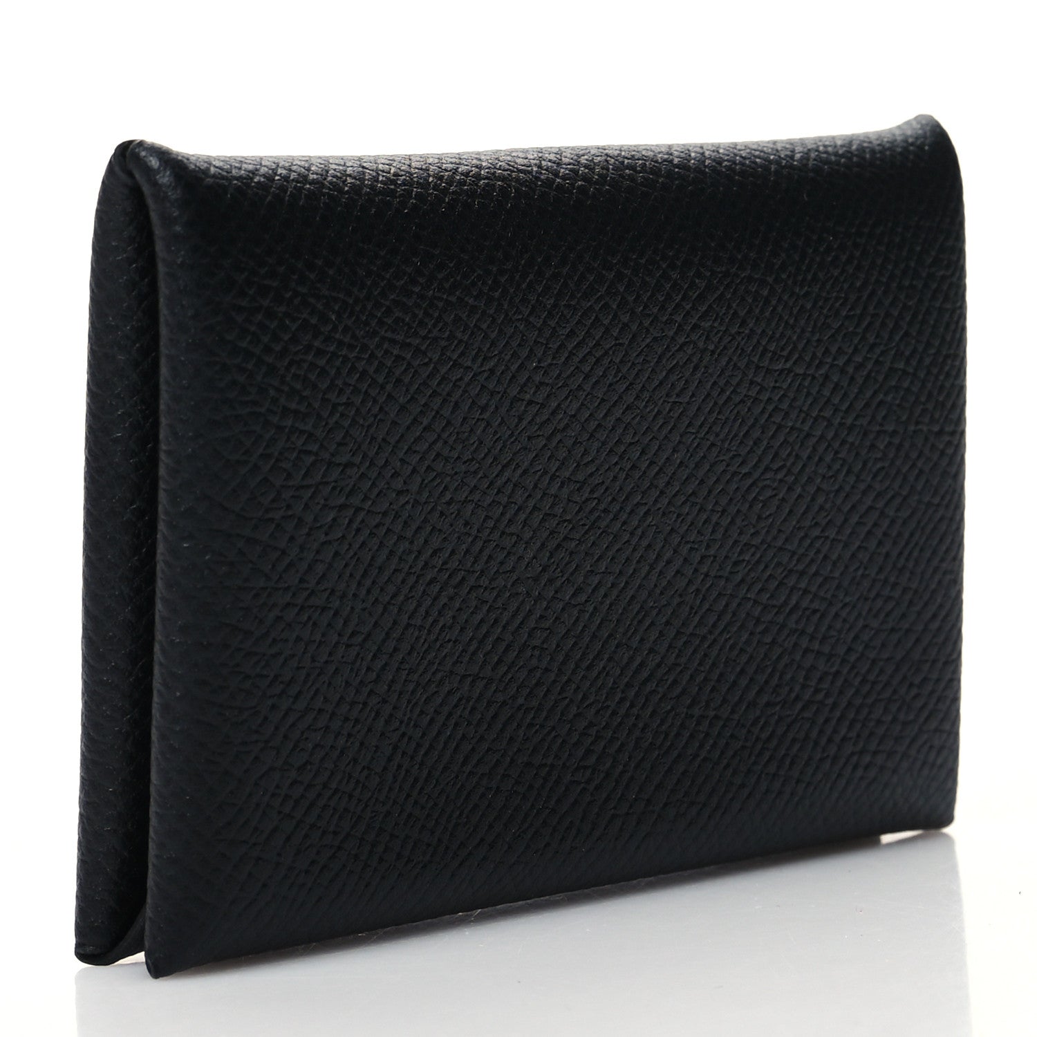 Hermes Epsom Calvi Card Case Black 3 of 12