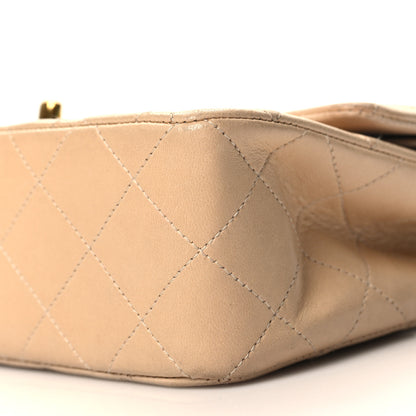 Chanel Lambskin Quilted Small Double Flap Beige 11 of 11