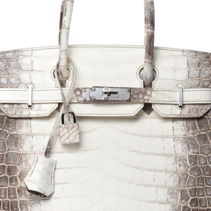 Hermes Matte Niloticus Crocodile Himalaya Birkin 30 Blanc 14 of 15