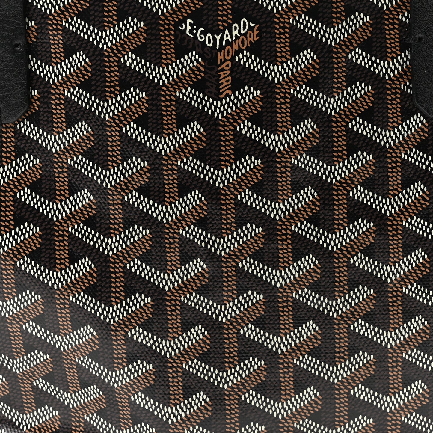 Goyardine Reversible Mini Anjou Black