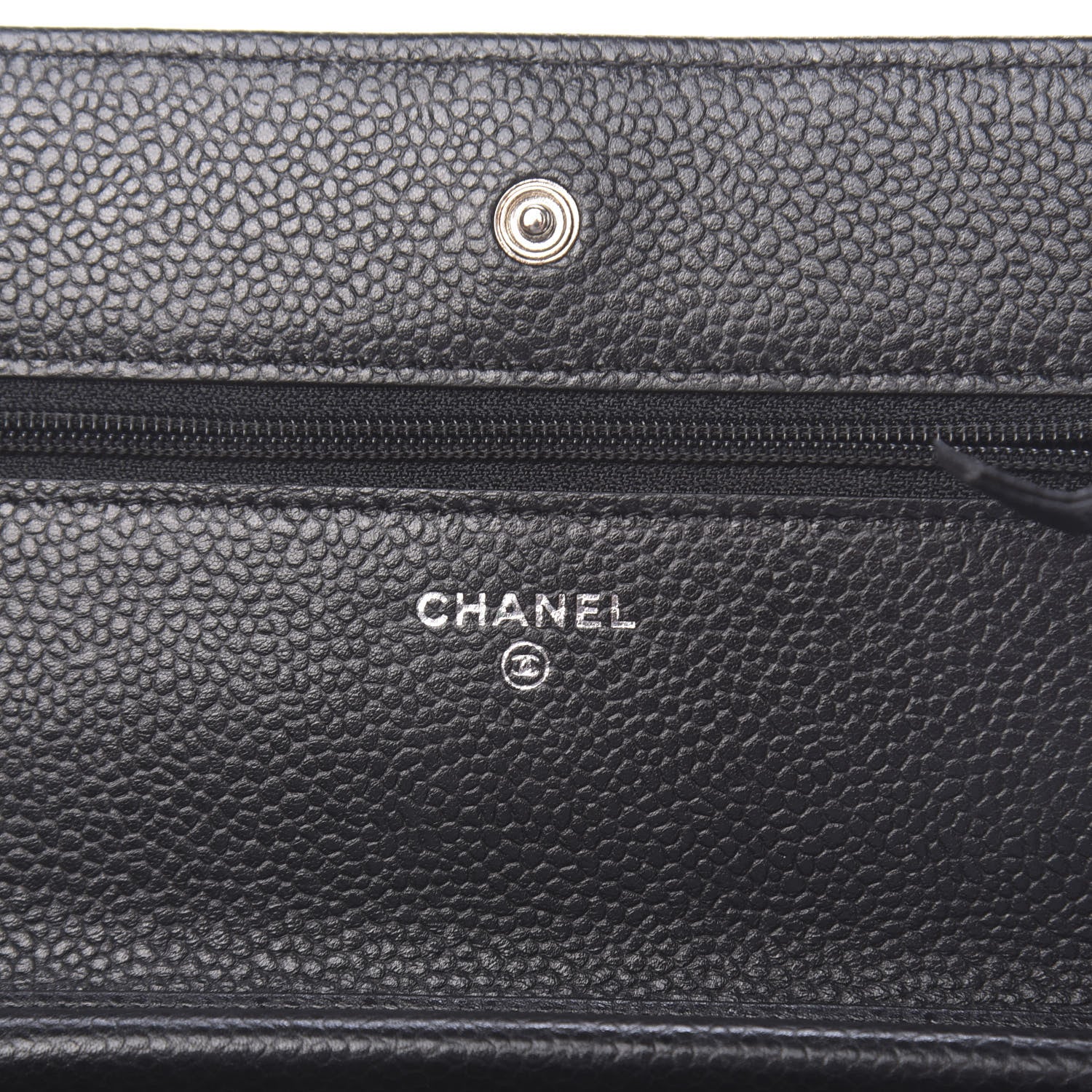 Chanel Caviar Quilted Wallet On Chain WOC Black 6 of 12