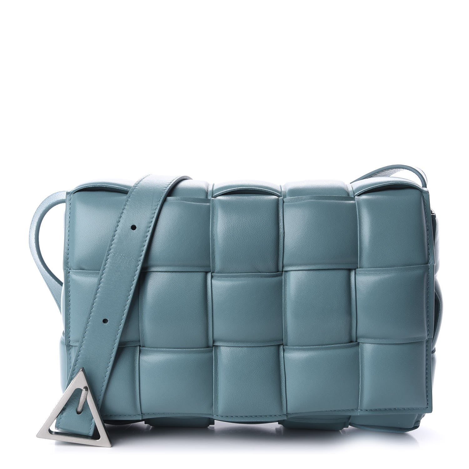 Bottega Veneta Nappa Maxi Intreccio Padded Cassette Crossbody Bag Linoleum 1 of 9