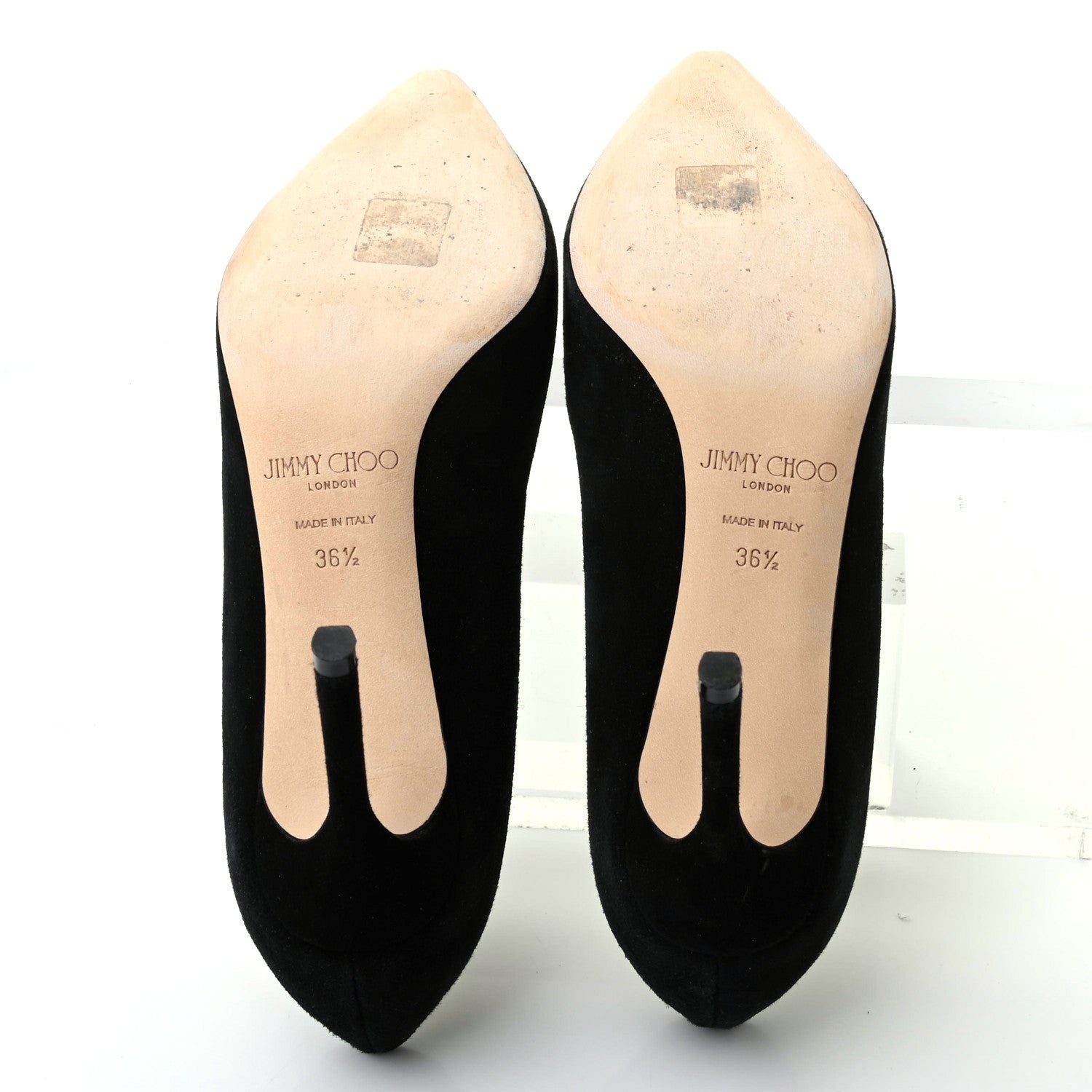 Jimmy Choo Suede Romy 85 Pumps 36.5 Black 5 of 11