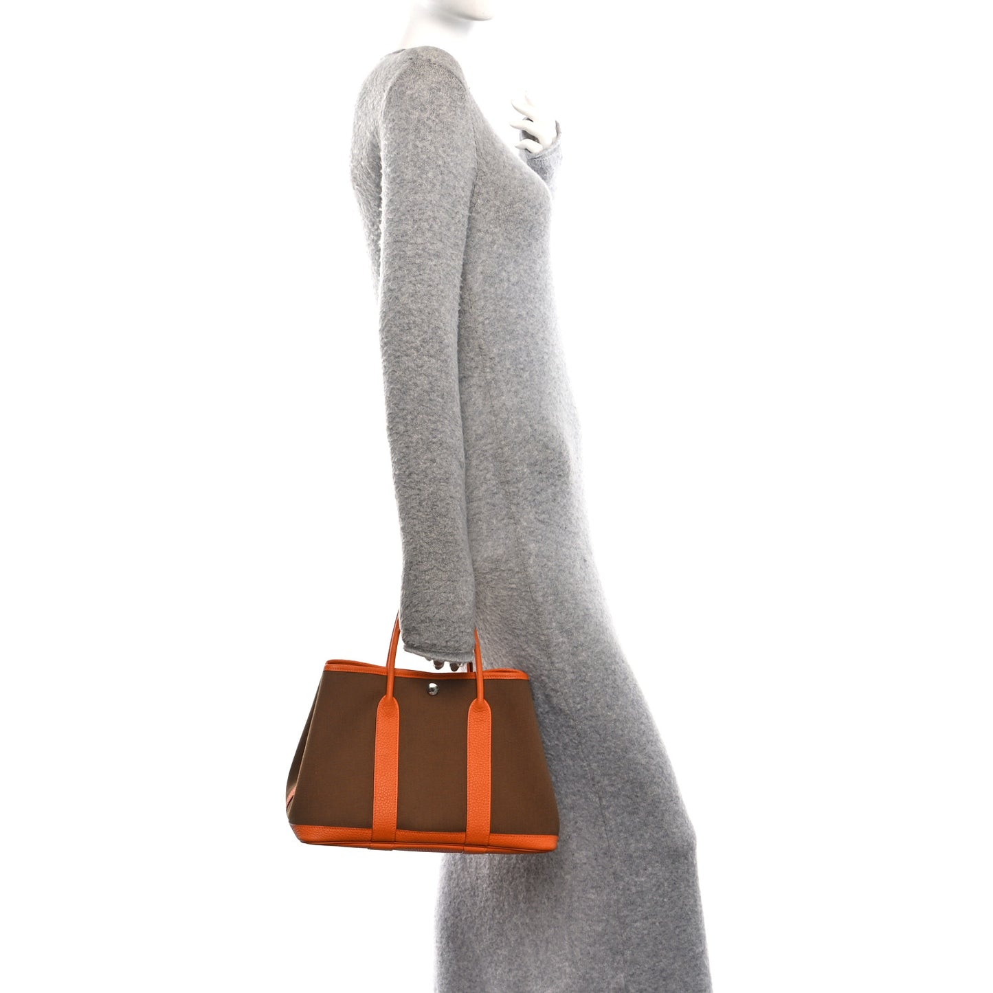 Toile Officier Negonda Garden Party Tote 30 Alezan Orange