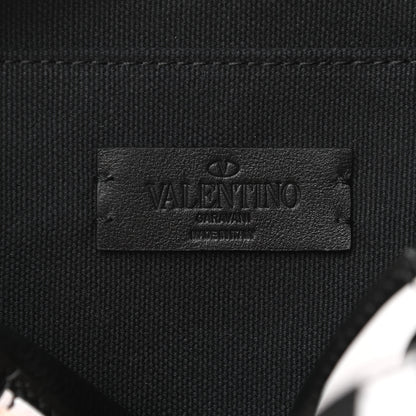 Valentino Garavani Calfskin Mens VLogo Belt Bag Black White 6 of 9