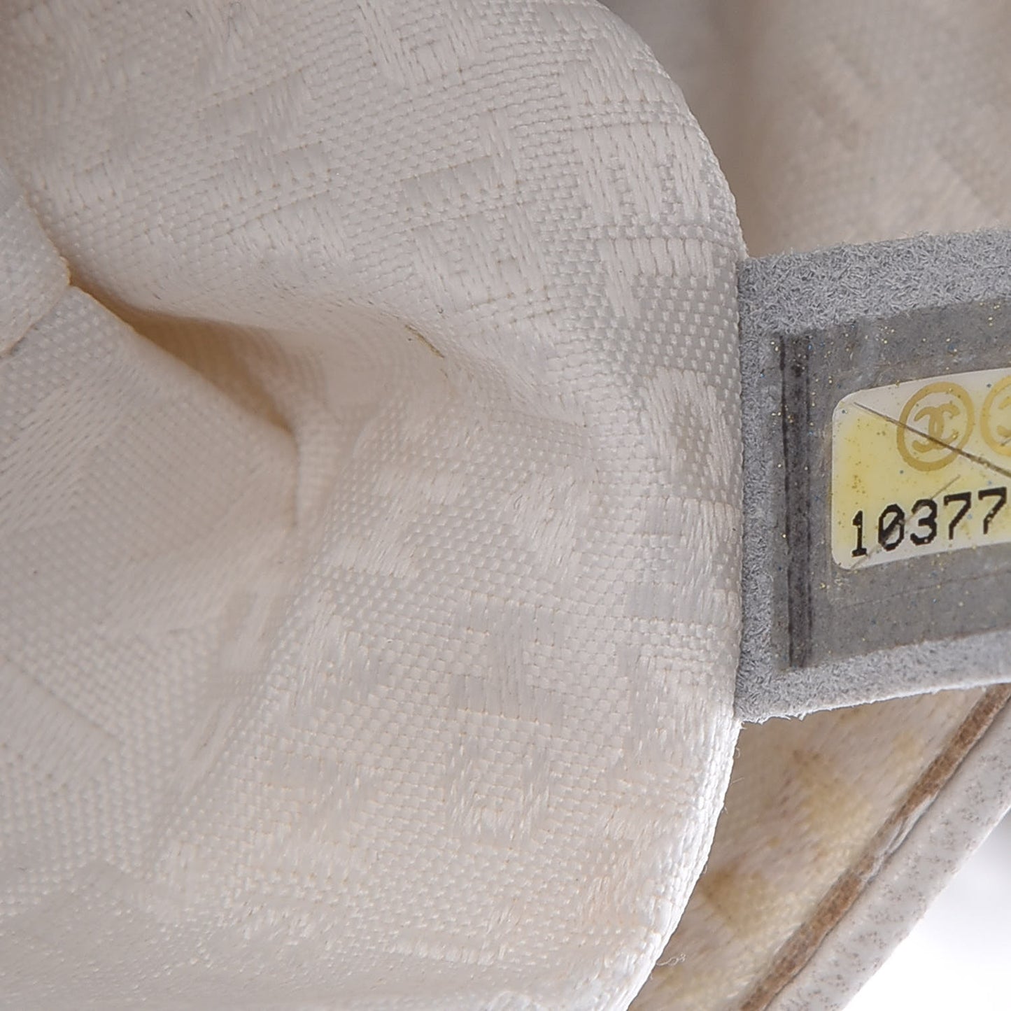 Lambskin Quilted Single Flap White