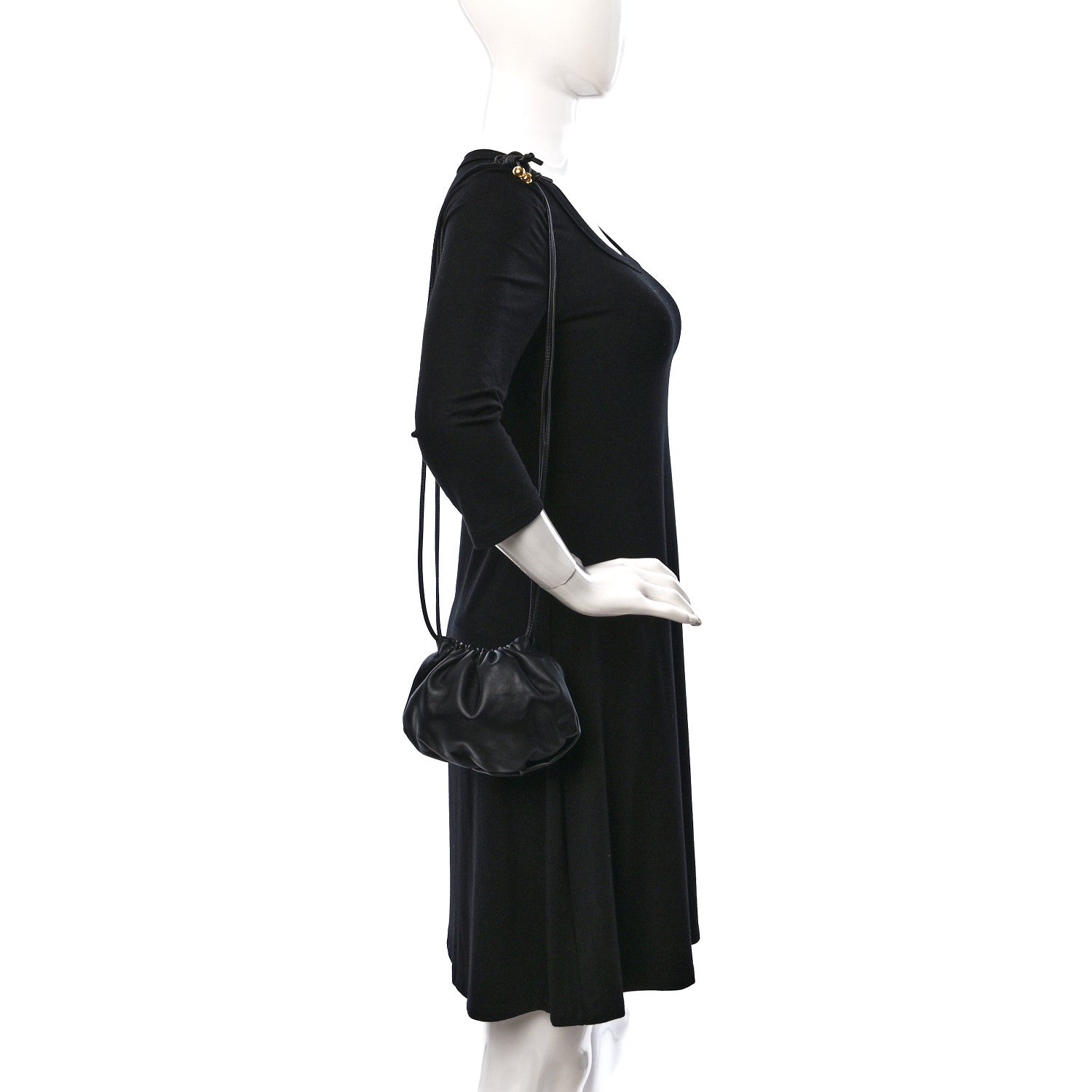 Bottega Veneta Nappa Mini Bulb Black 2 of 8