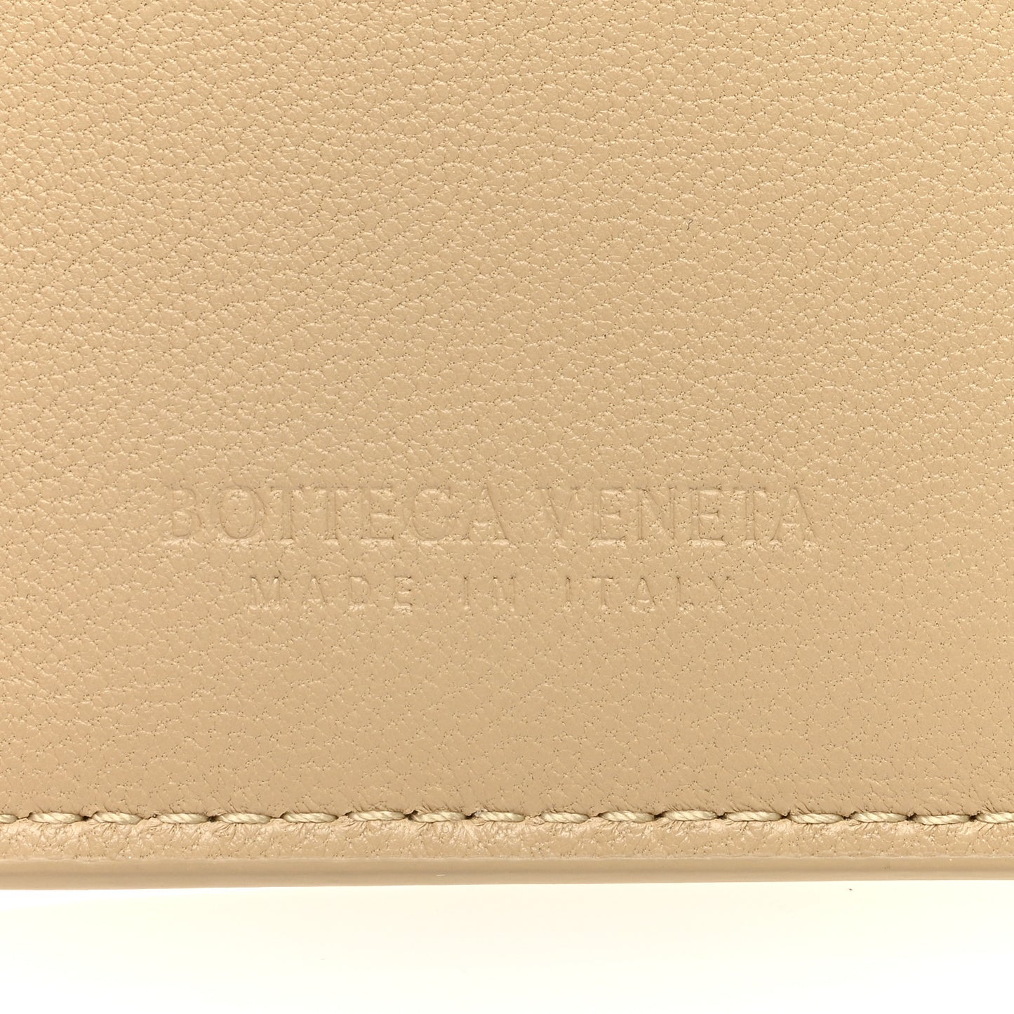 Nappa Intreccio Cassette Credit Card Holder Porridge