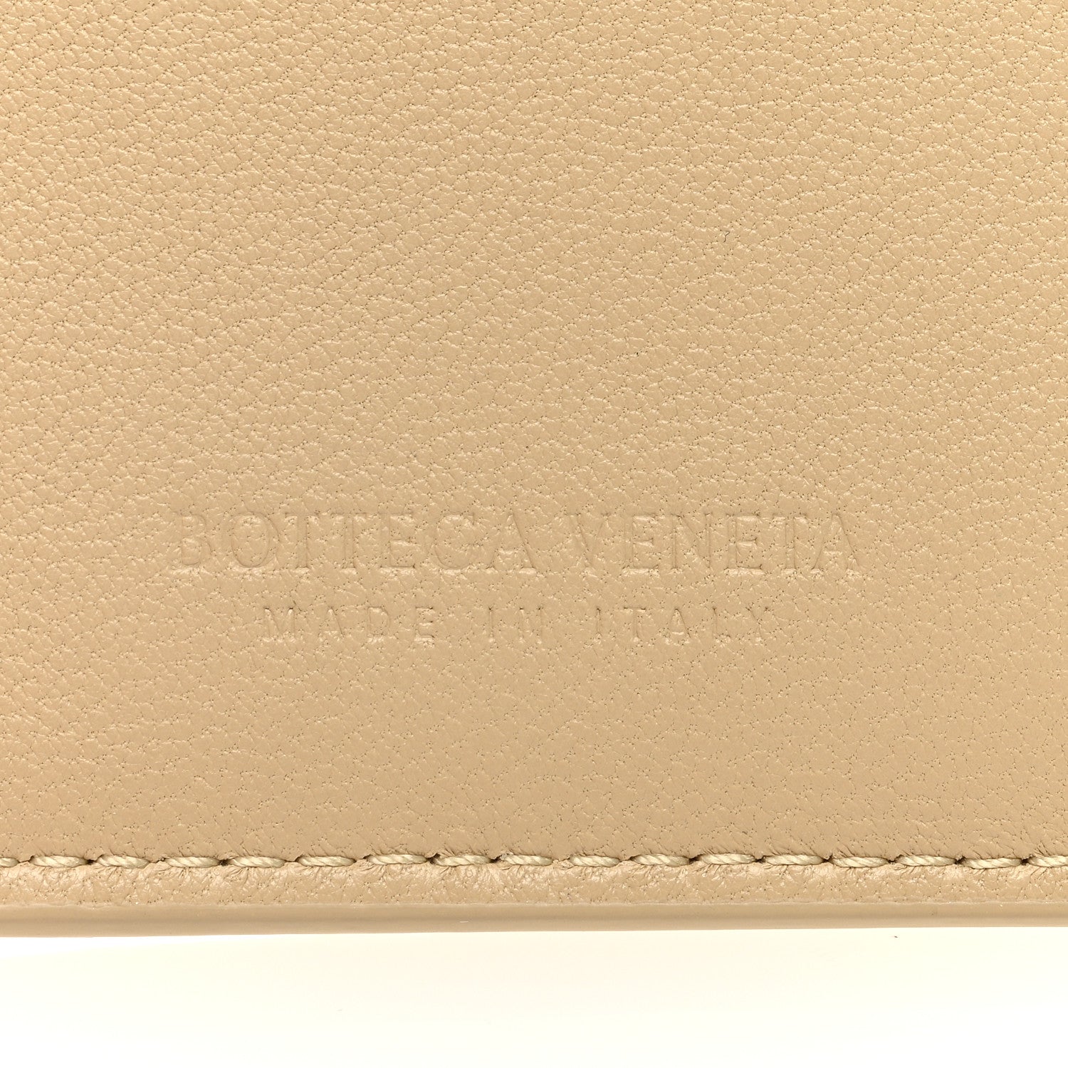 Bottega Veneta Nappa Intreccio Cassette Credit Card Holder Porridge 6 of 7