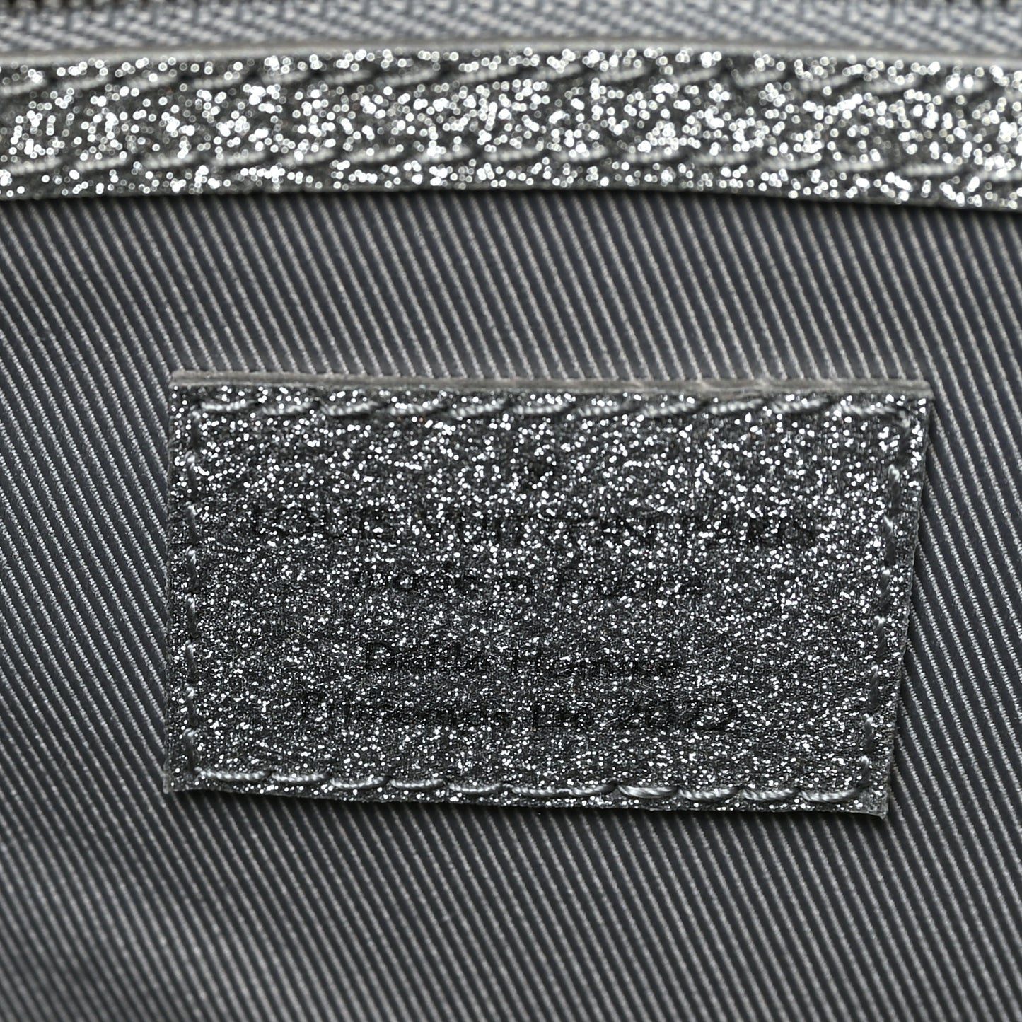 Damier Glitter Keepall Bandouliere 50 Silver