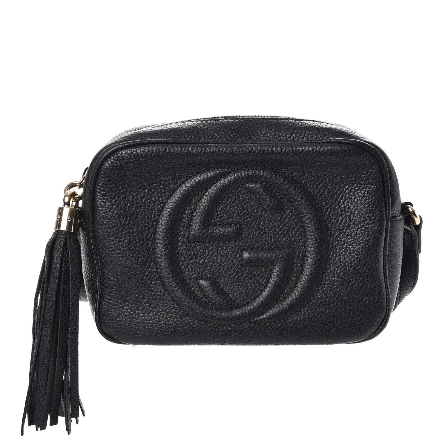 Gucci Pebbled Calfskin Small Soho Disco Bag Black 1 of 8