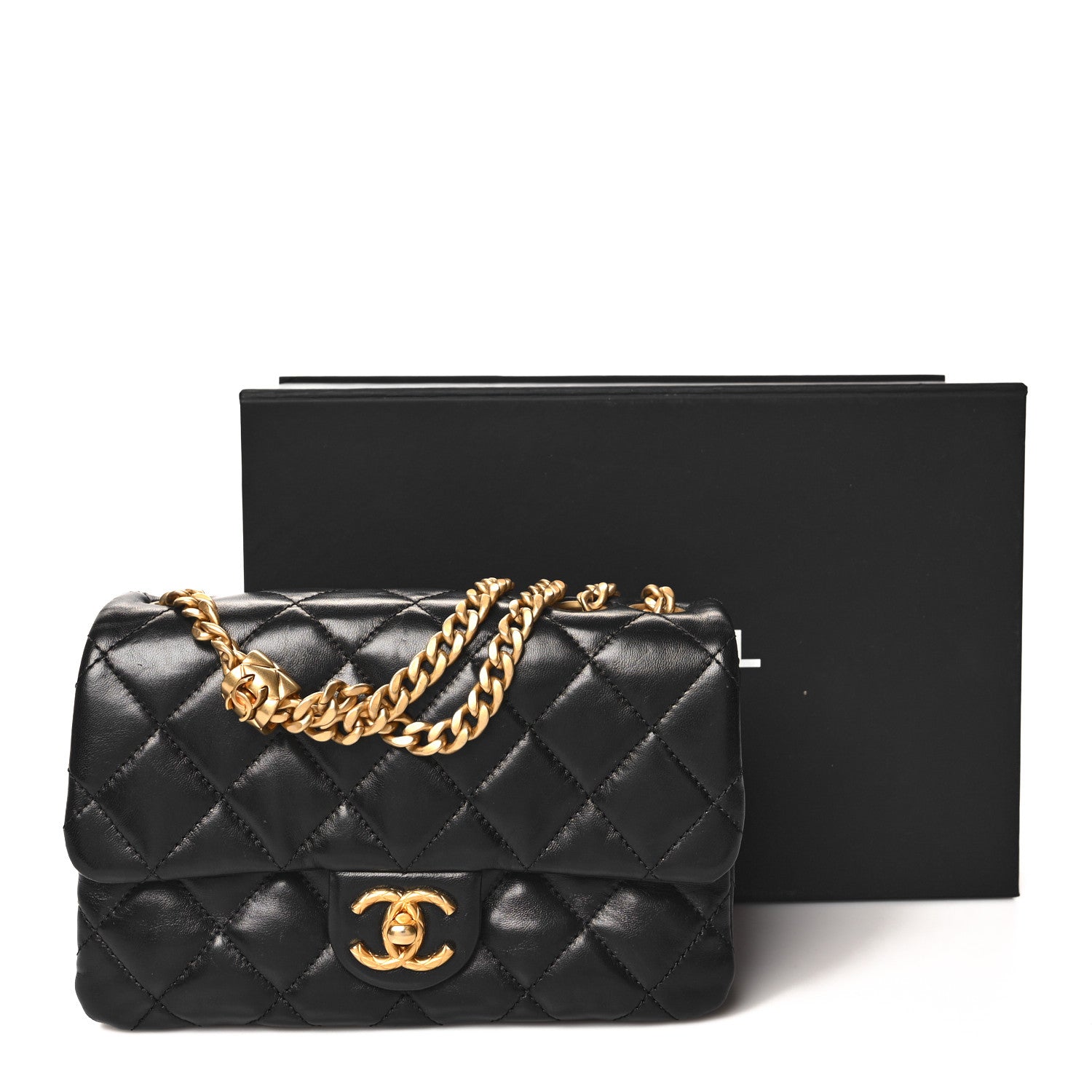 Chanel Lambskin Quilted Small Pillow Crush Flap Black 12 of 12
