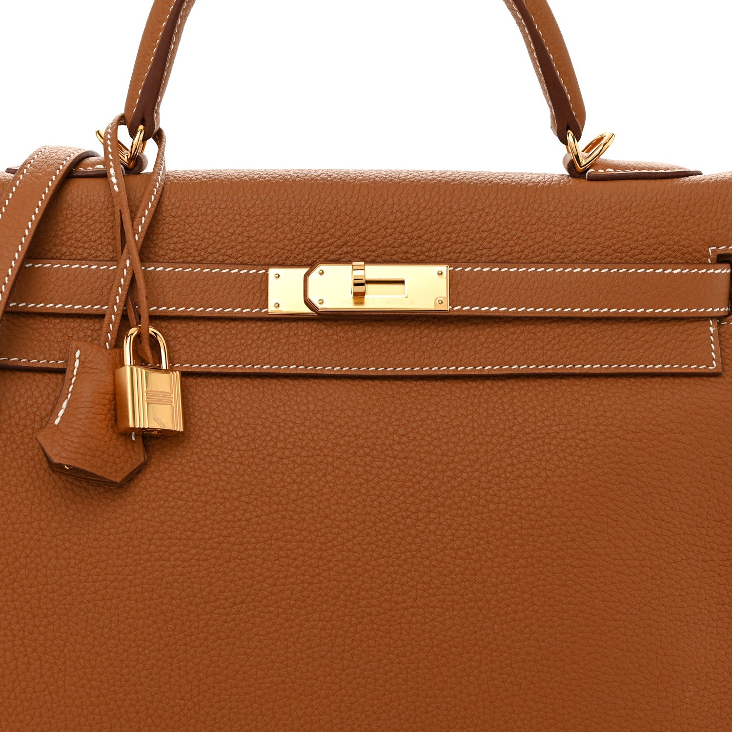 Hermes Togo Kelly Retourne 32 Gold 8 of 10