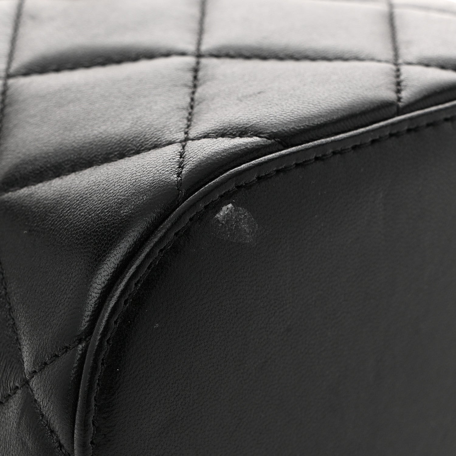 Chanel Lambskin Quilted Trendy Vanity Case Black 11 of 11