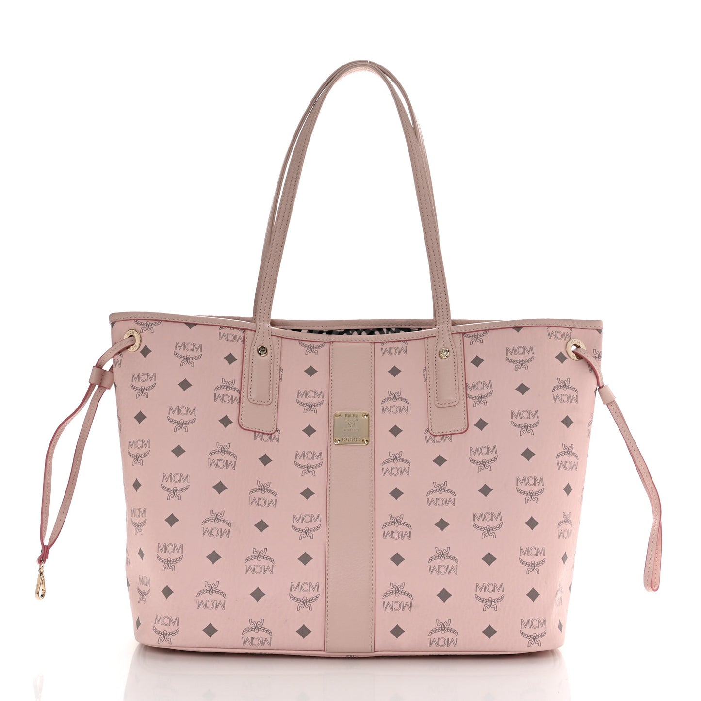 Visetos Medium Liz Reversible Shopper Tote Powder Pink