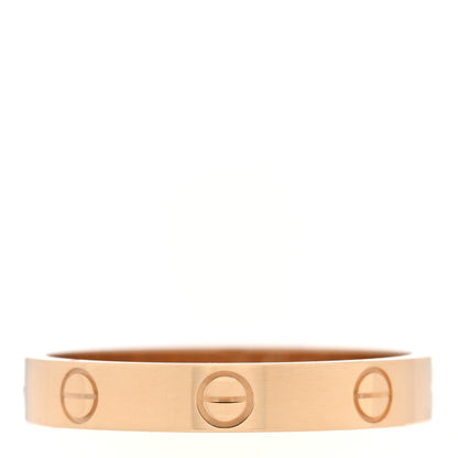 Cartier 18K Yellow Gold 3.5mm LOVE Wedding Band Ring 61 9.5 1 of 4