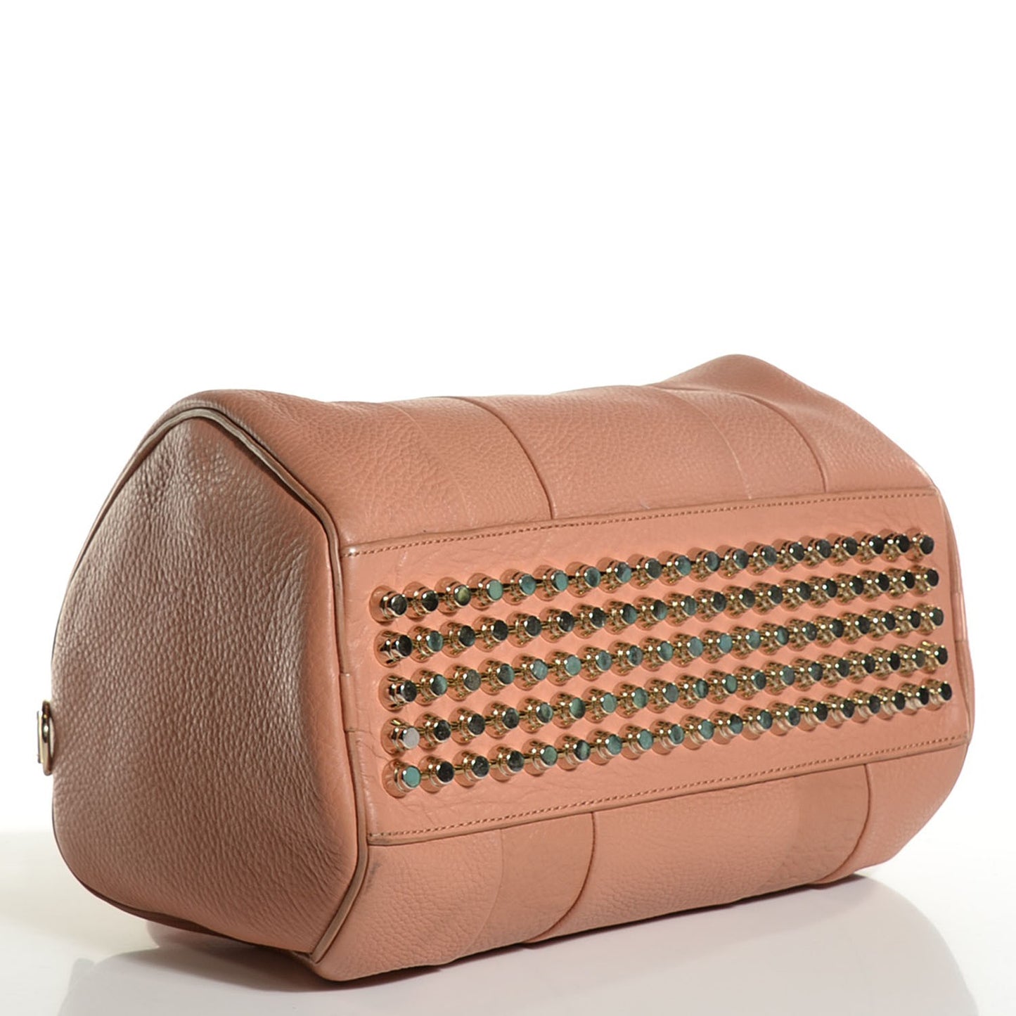Pebbled Calfskin Rocco Tan Pale Gold Hardware