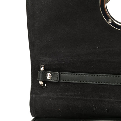Fendi Vitello Century Velvet F is Fendi FF Kan I Shoulder Bag Black Tobacco 12 of 16