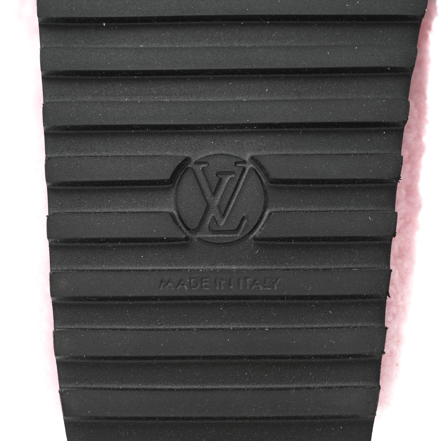 Louis Vuitton Shearling Paseo Flat Comfort Sandal 37 Pink 8 of 10