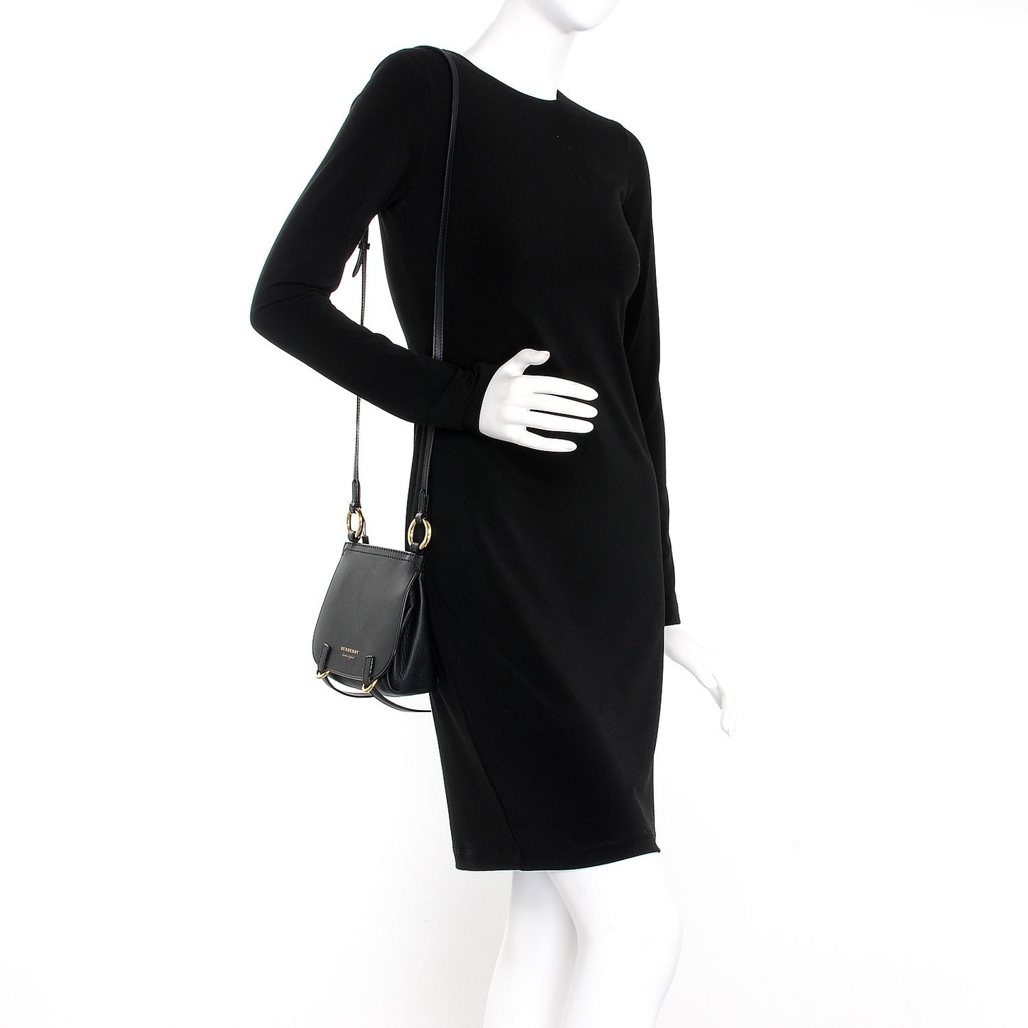 Calfskin Baby Bridle Saddle Bag Black