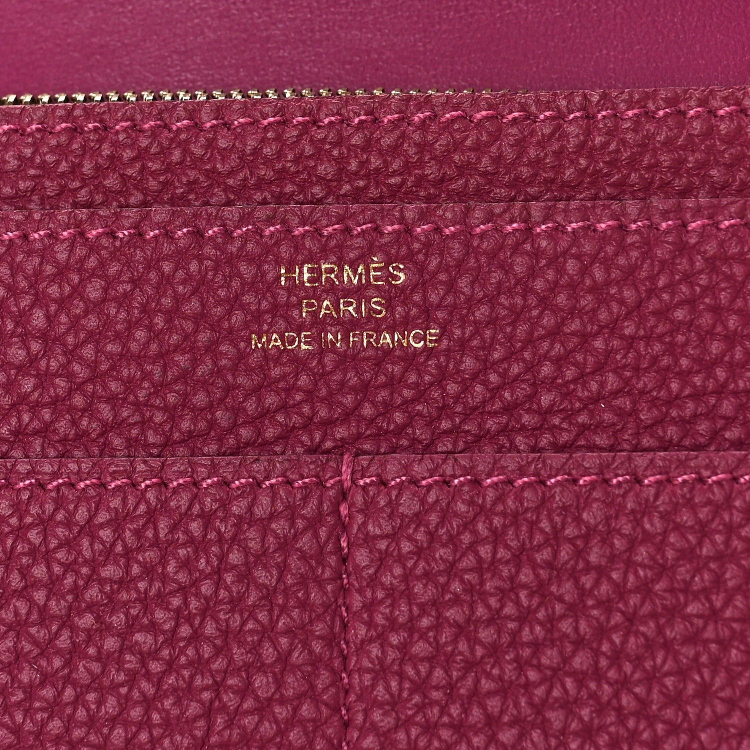 Hermes Togo Dogon Duo Wallet Tosca 6 of 8