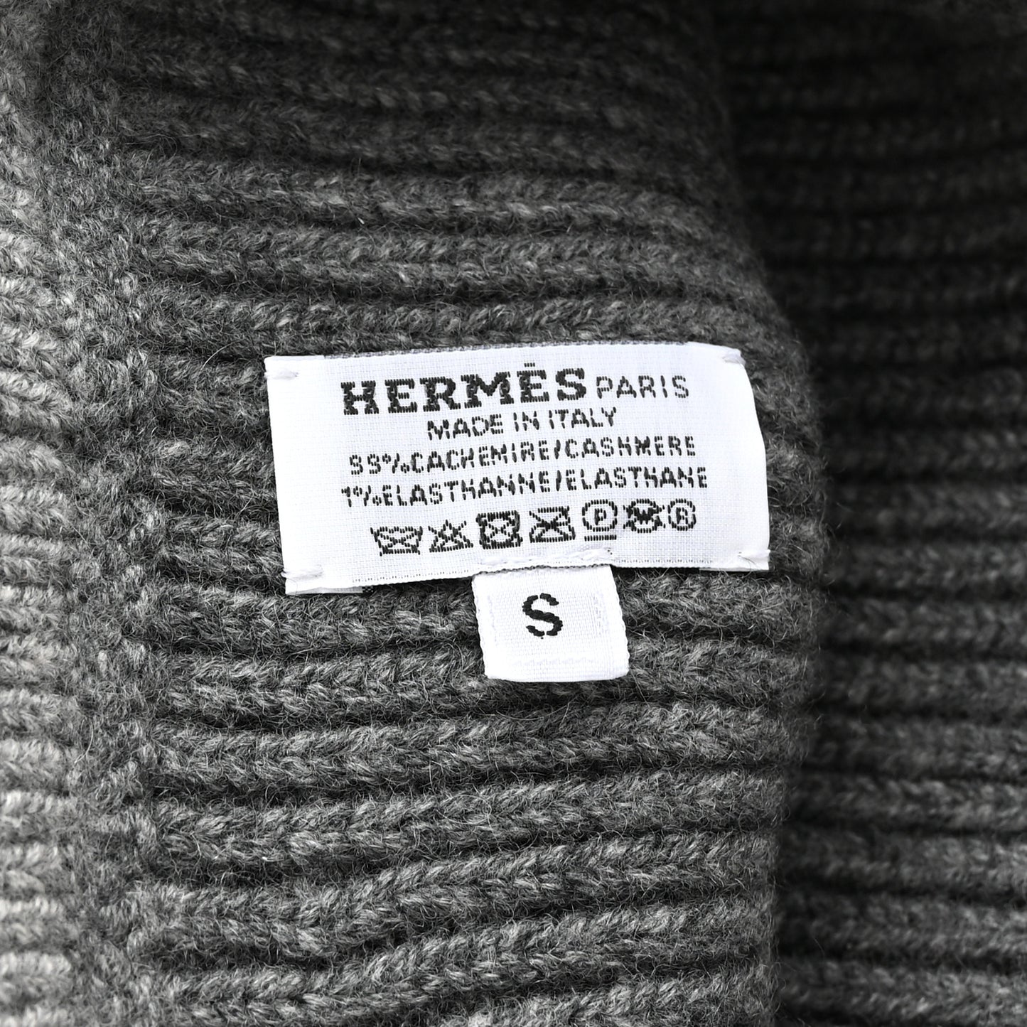 Cashmere Knit Heaven Beanie S Charbon Flanelle