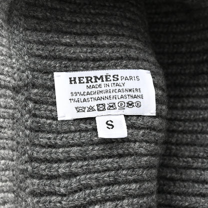 Hermes Cashmere Knit Heaven Beanie S Charbon Flanelle 5 of 5