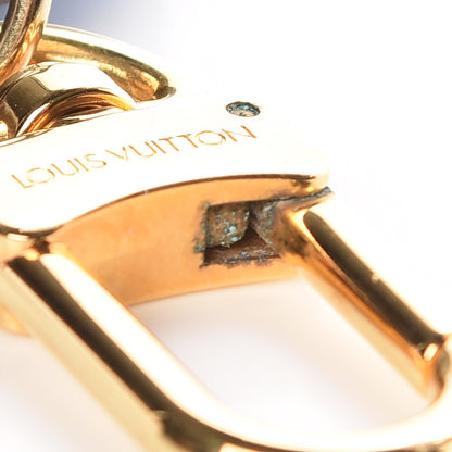 Louis Vuitton Monogram Kusama Pumpkin Dots Key Ring Blue 5 of 5
