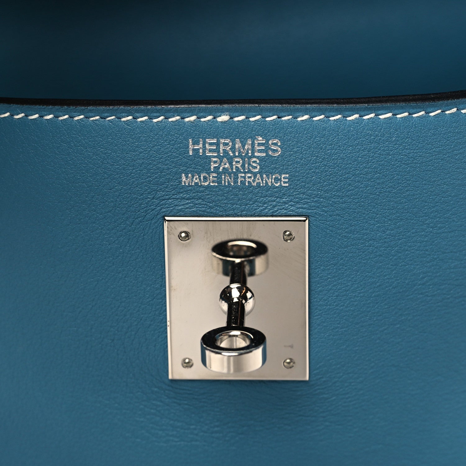 Hermes Swift Kelly Retourne 35 Blue Jean 5 of 8