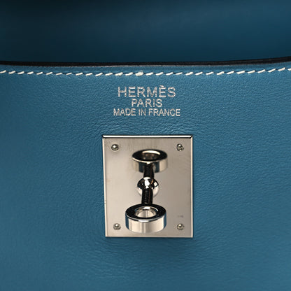 Hermes Swift Kelly Retourne 35 Blue Jean 5 of 8