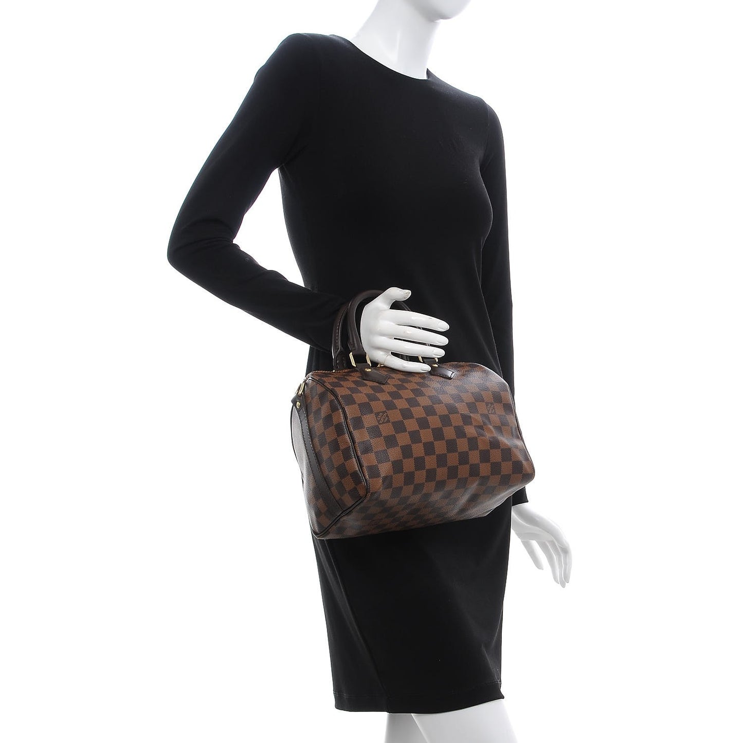 Damier Ebene Speedy Bandouliere 25