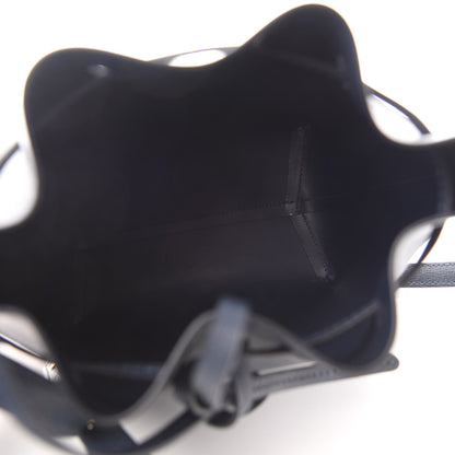 Mansur Gavriel Saffiano Mini Bucket Bag Blu 5 of 8