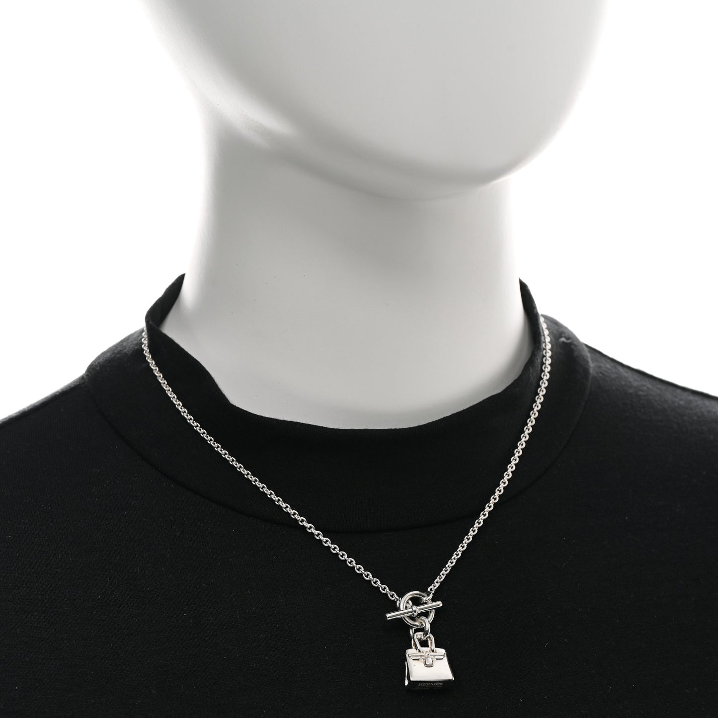 Sterling Silver Birkin Amulette Pendant Necklace