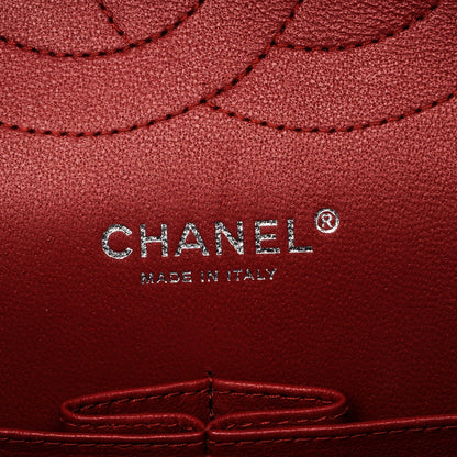 Chanel Caviar Quilted Jumbo Double Flap Red 6 of 9