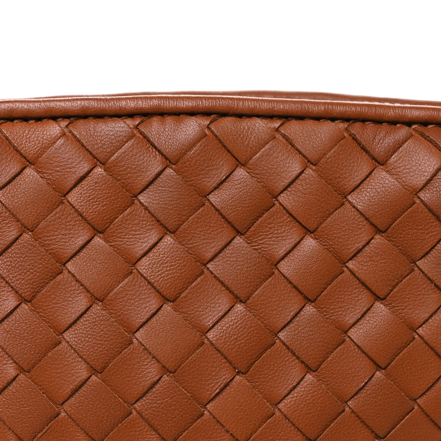 Nappa Intrecciato Nodini Crossbody Messenger Noce