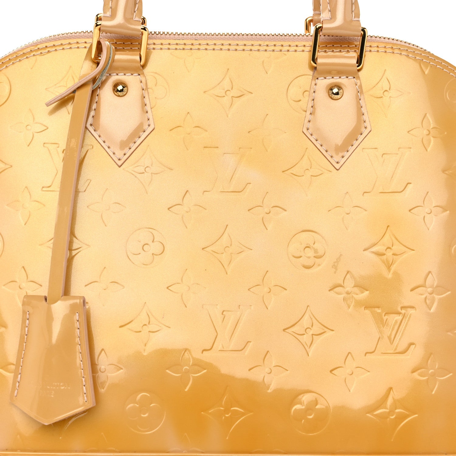 Louis Vuitton Vernis Alma PM Citrine 7 of 12