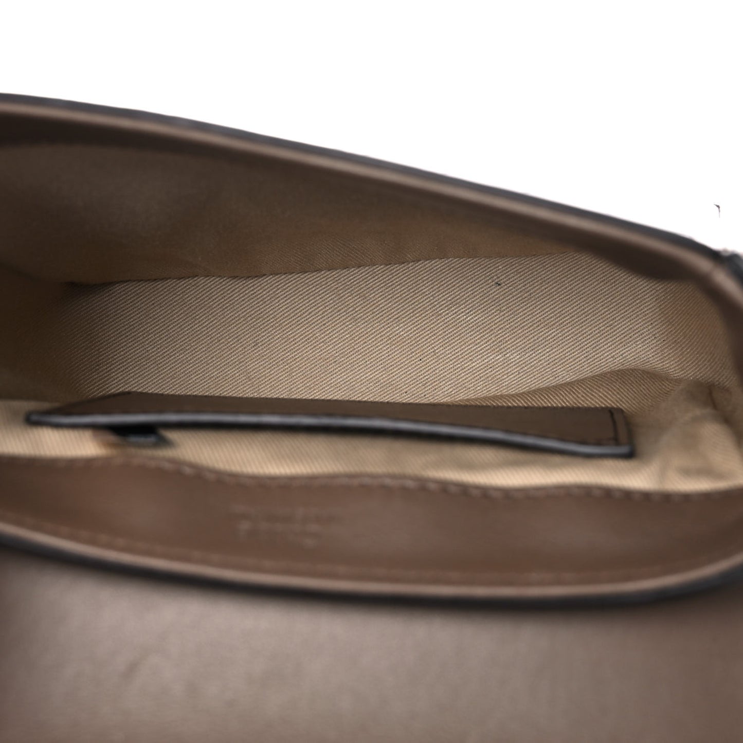 Calfskin Crocodile Embossed Mini C Bag Army Green