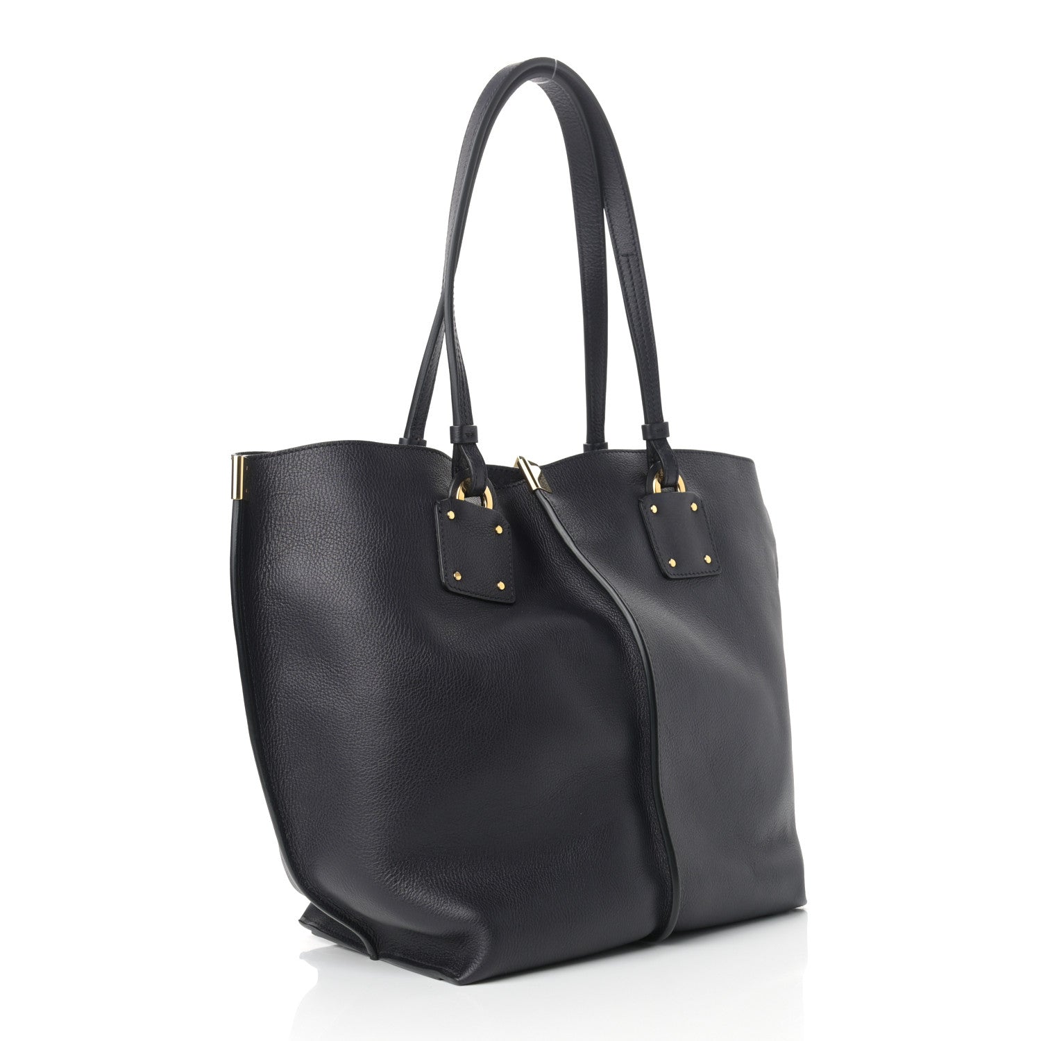 Chloe Smooth Calfskin Medium Vick Tote Full Blue 3 of 10