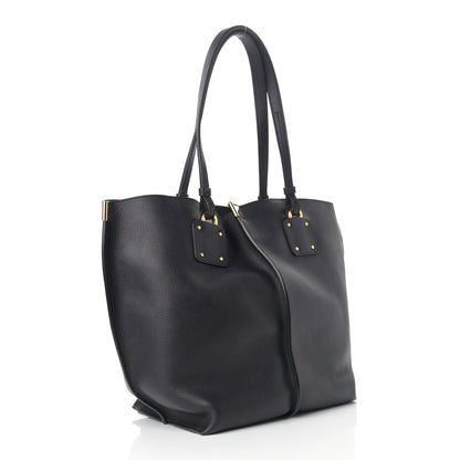 Chloe Smooth Calfskin Medium Vick Tote Full Blue 3 of 10