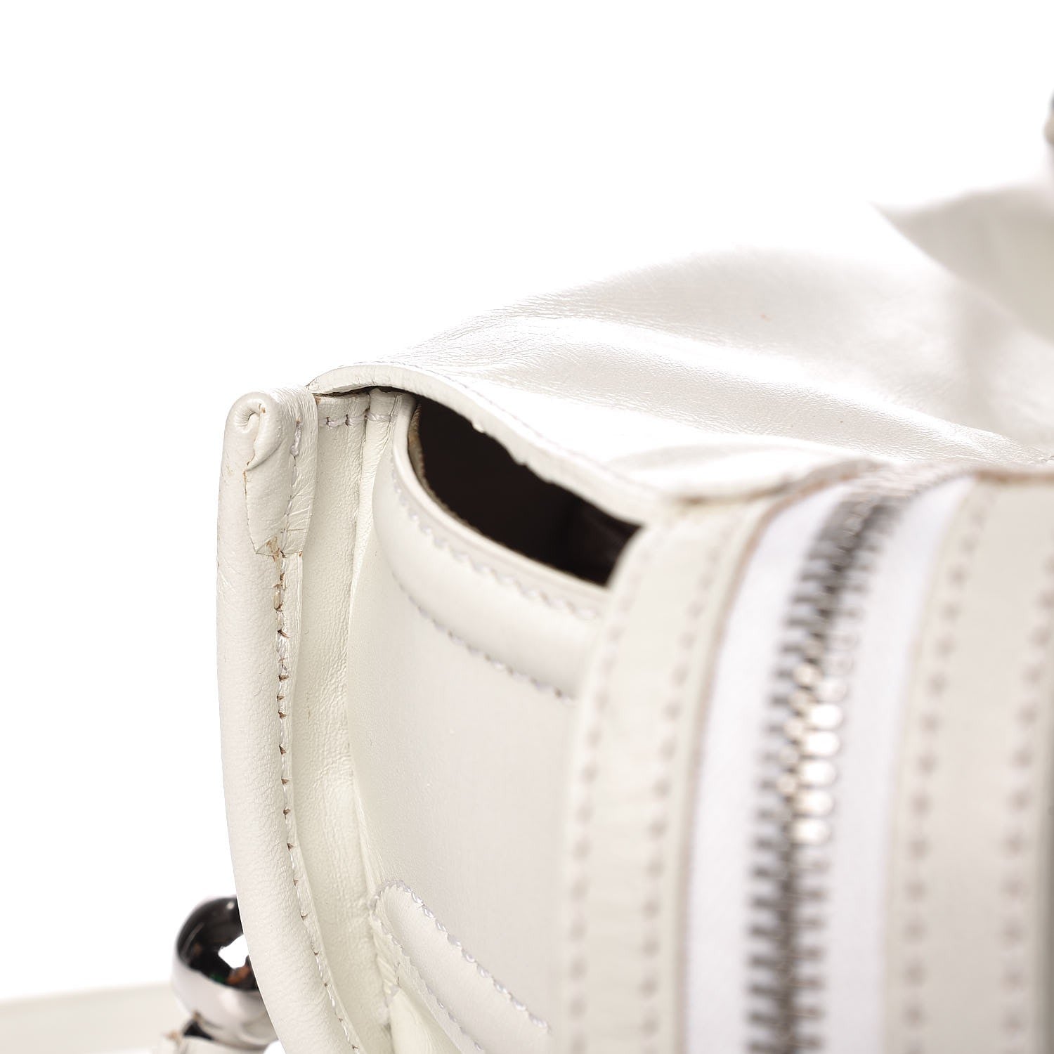Burberry Leather Quilted Large Manor Tote White 13 of 17