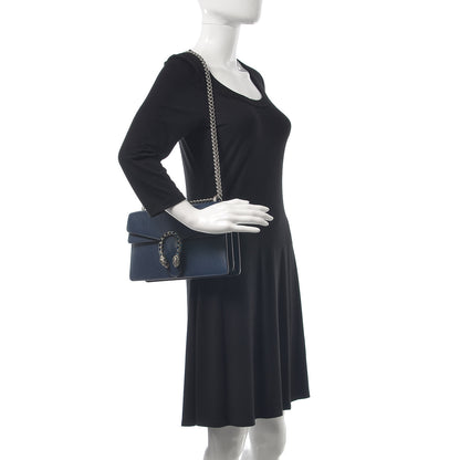 Gucci Dollar Calfskin Crystal Small Dionysus Shoulder Bag Blue Agata Montana Sapphire 2 of 8