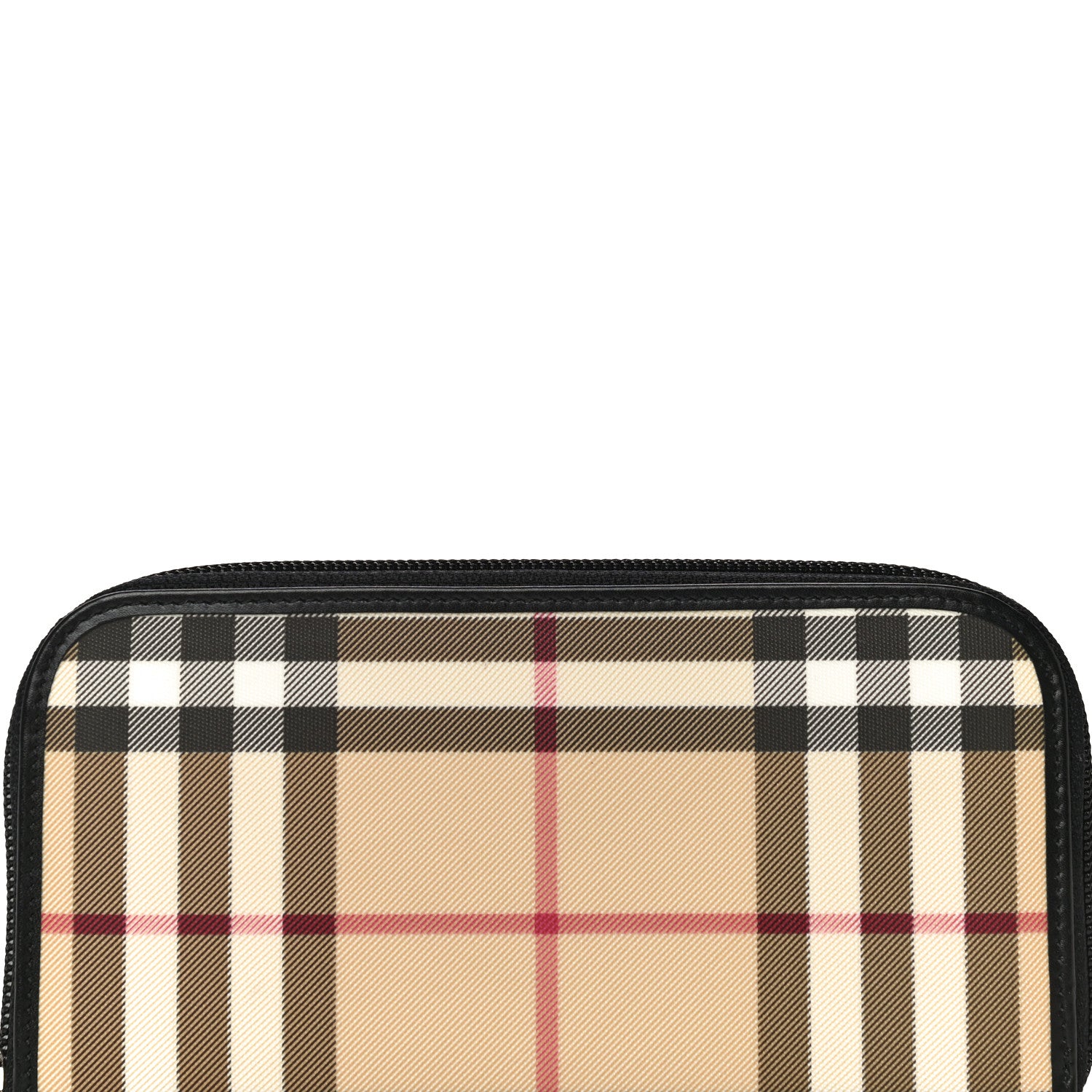 Burberry House Check Large Ziggy Zip Around Wallet Black 7 of 9