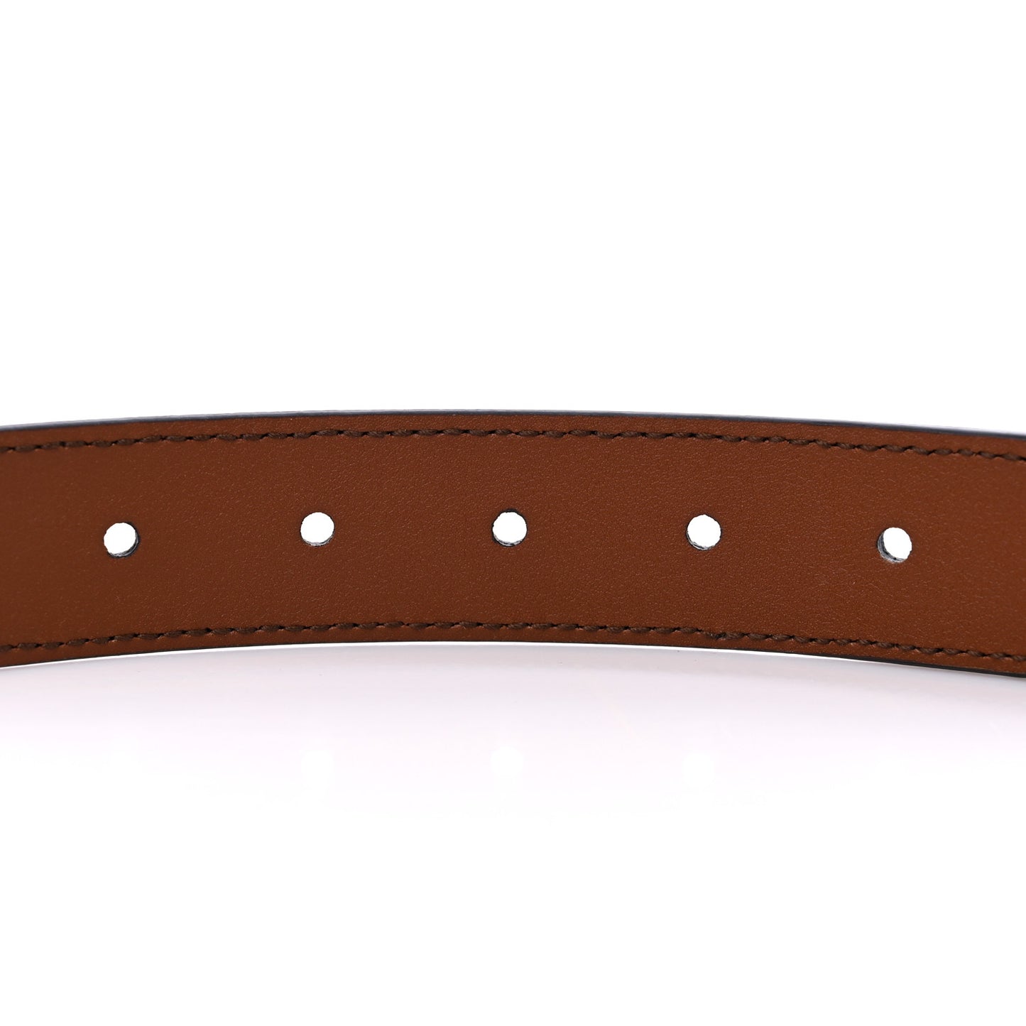 New Denim GG Monogram Dollar Calfskin Belt 70 28 Blue Tea Cuir Epilog