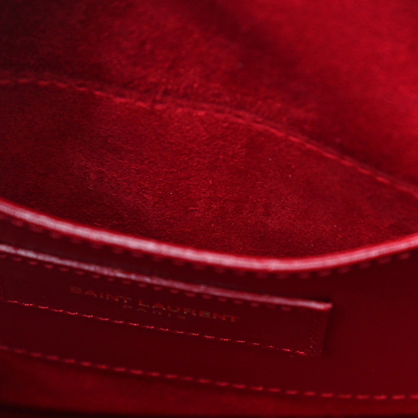 Calfskin Classic Baby Duffle Red
