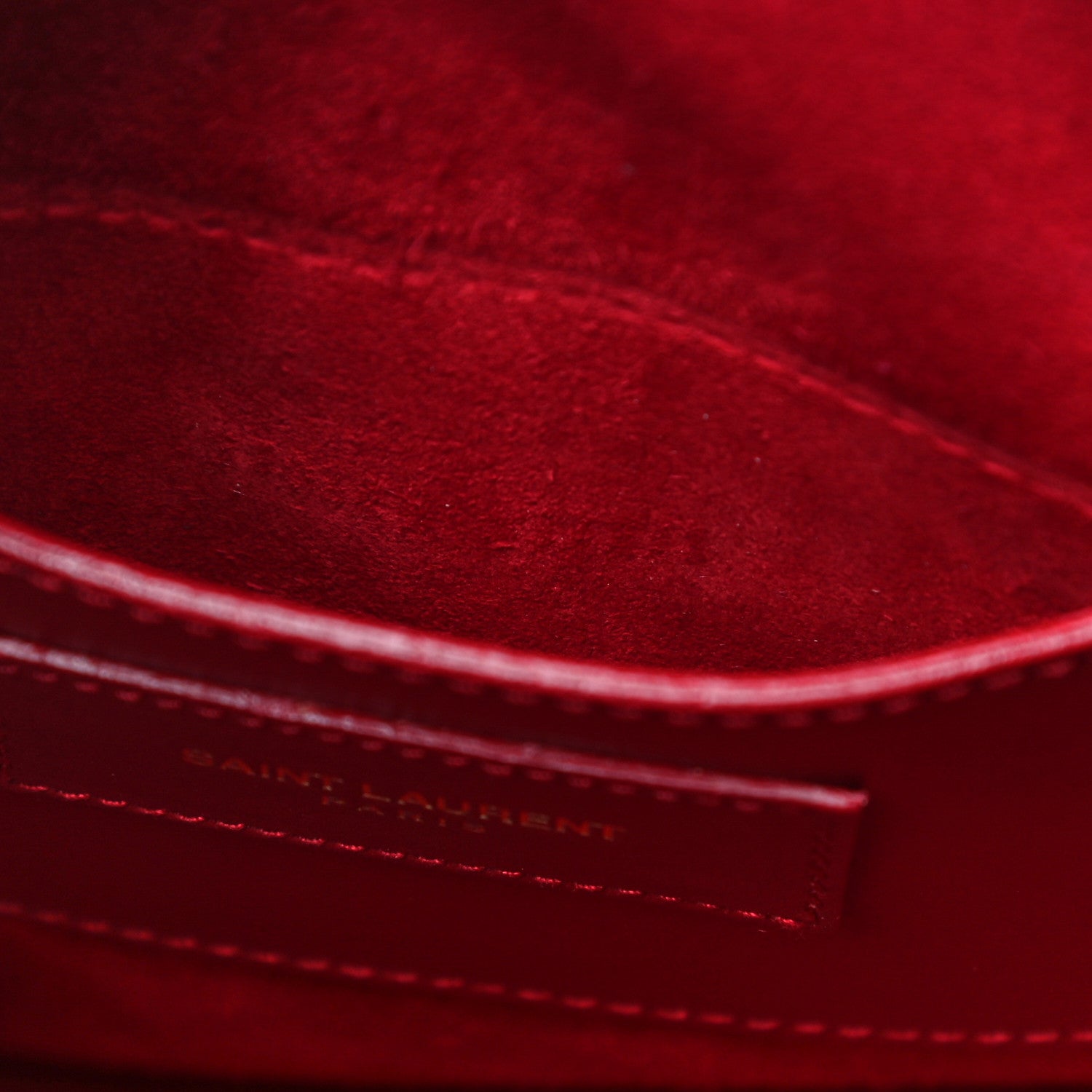 Saint Laurent Calfskin Classic Baby Duffle Red 12 of 21