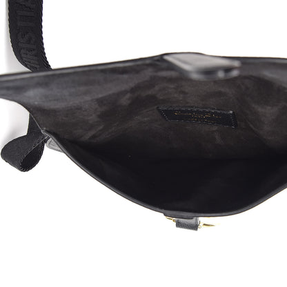Christian Dior Grained Calfskin Saddle Belt Bag Black 5 of 6