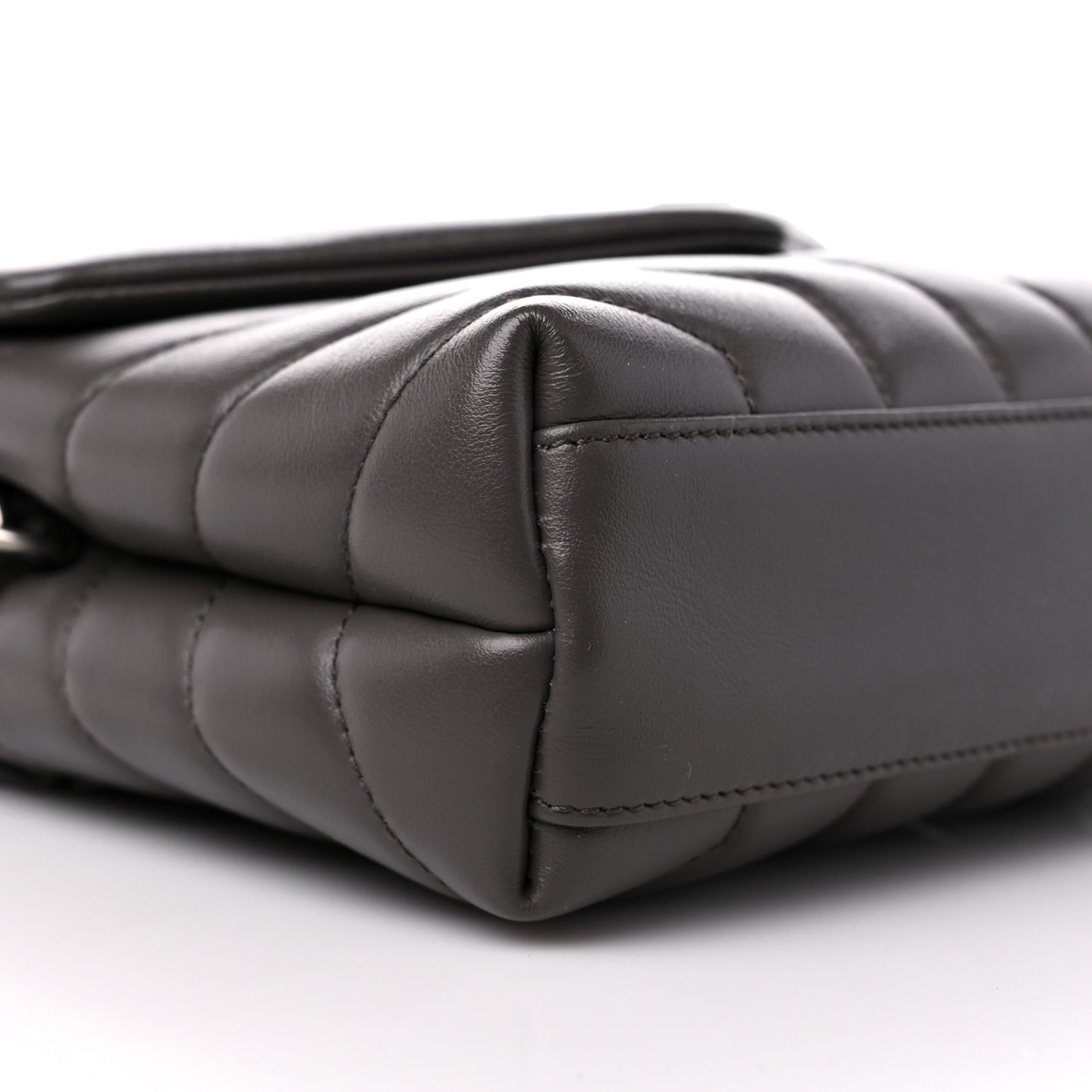 Calfskin Y Quilted Monogram Toy Loulou Crossbody Bag Faggio
